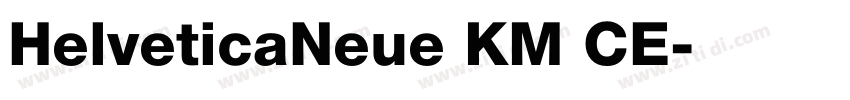 HelveticaNeue KM CE字体转换